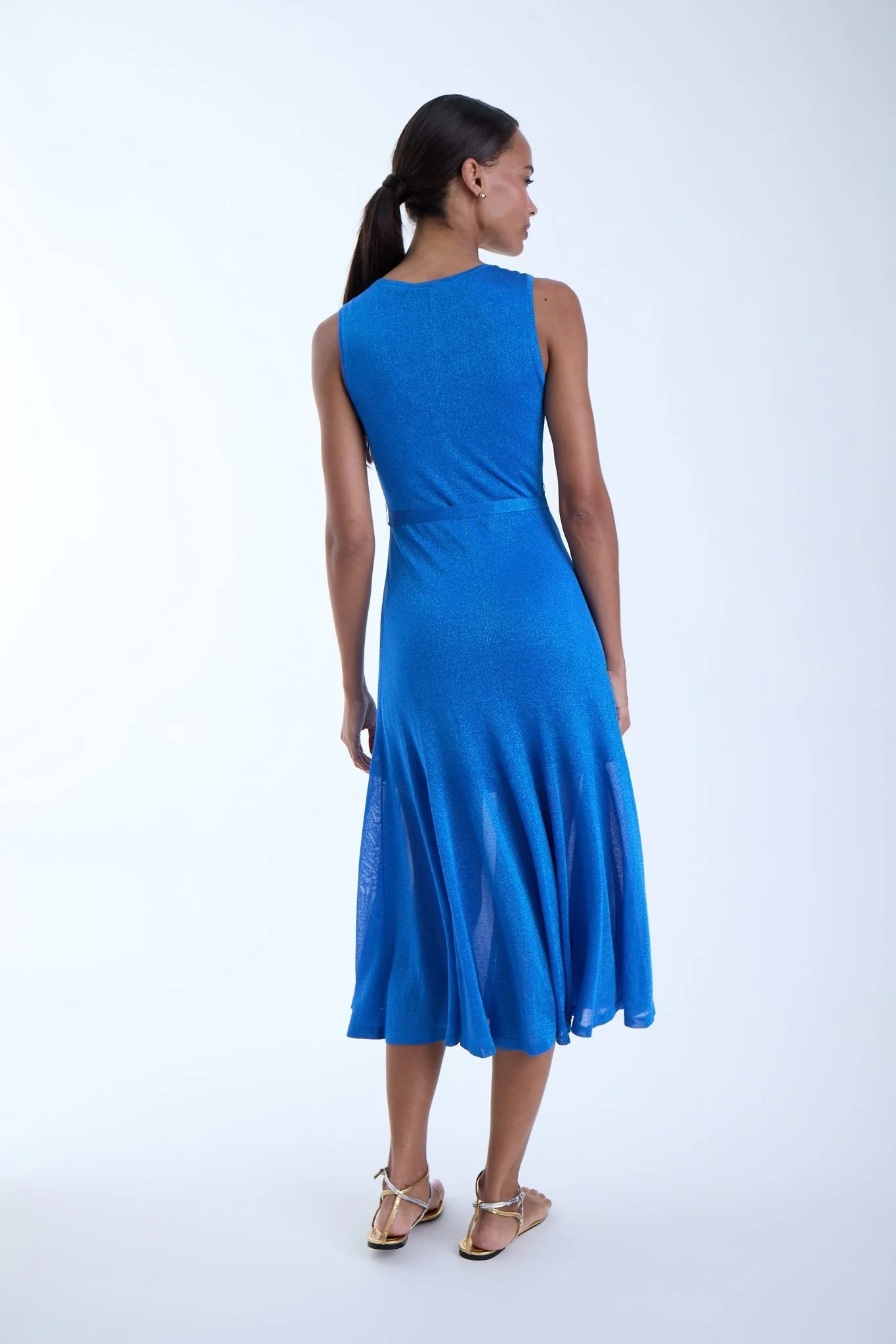Lily Knit Metallic Maxi Dress - Image 4